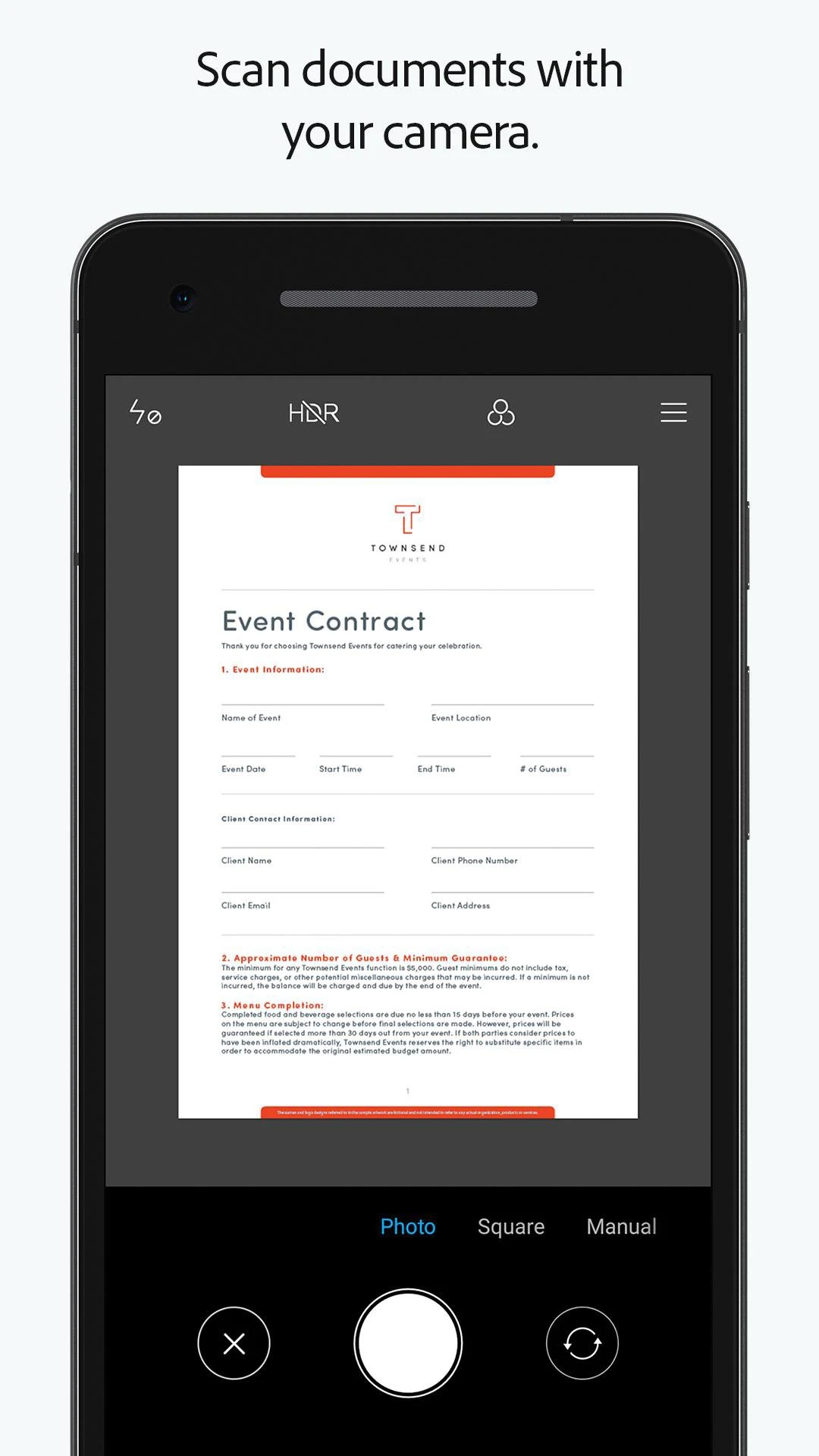 Adobe Fill & Sign screenshot
