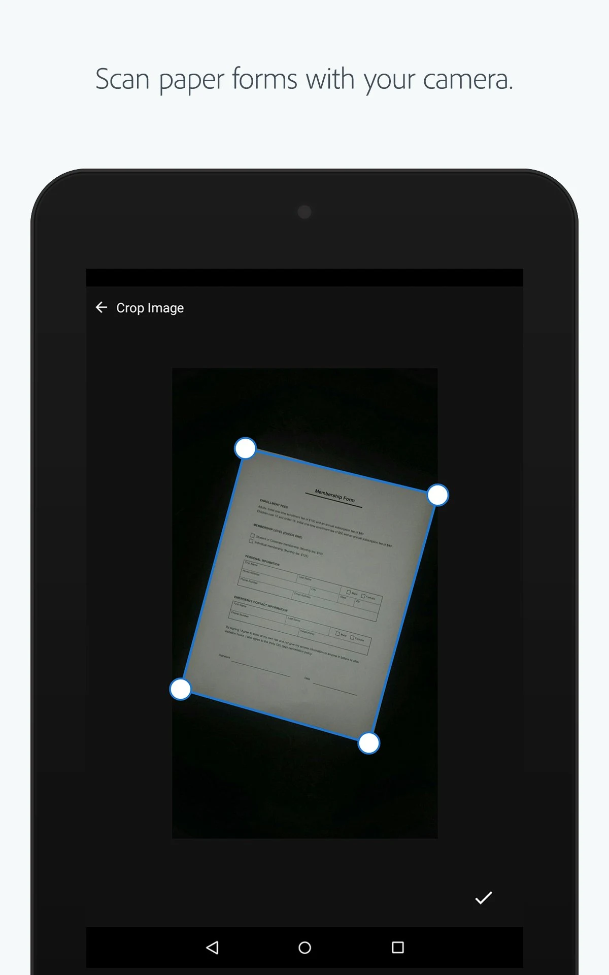 Adobe Fill & Sign screenshot